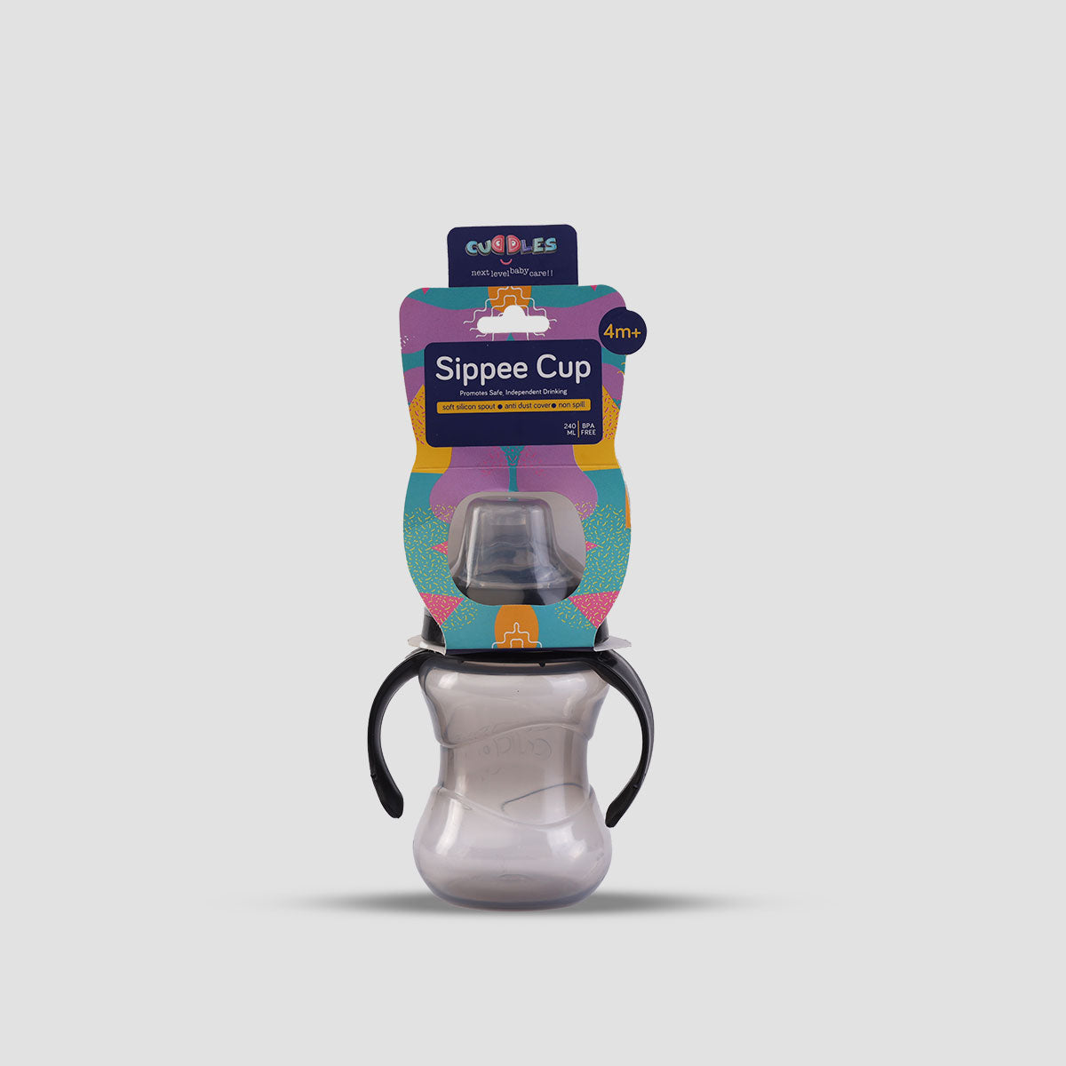 Cuddles Premium Baby Soft Silicone Spout Sippee Cup 240ml