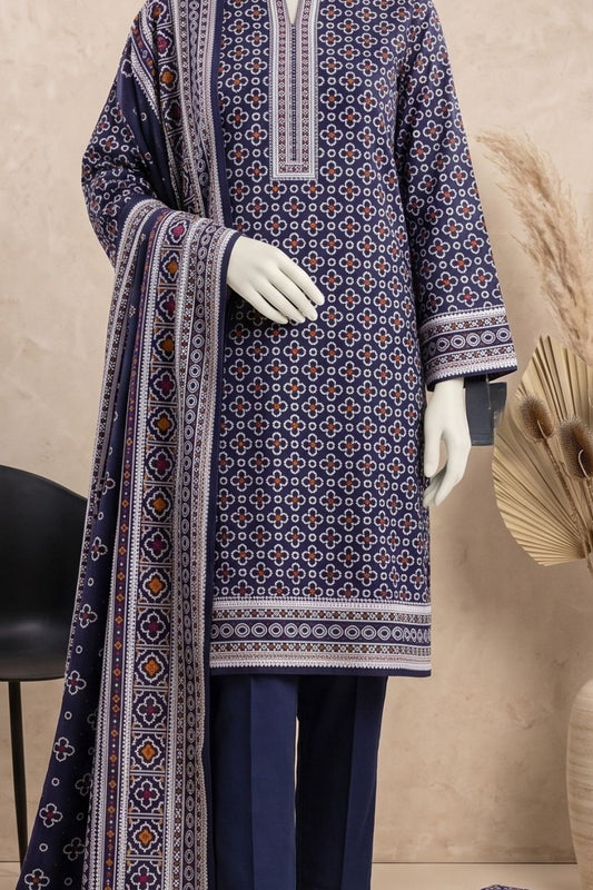 Mushtaq 3Pcs Unstitched Printed Lawn Daneen Collection Desgin - 1