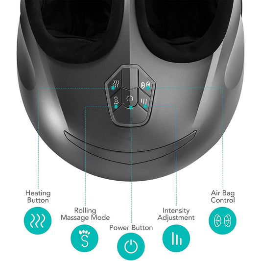 Marnur Foot Massager _ Heat and Airbag Massage