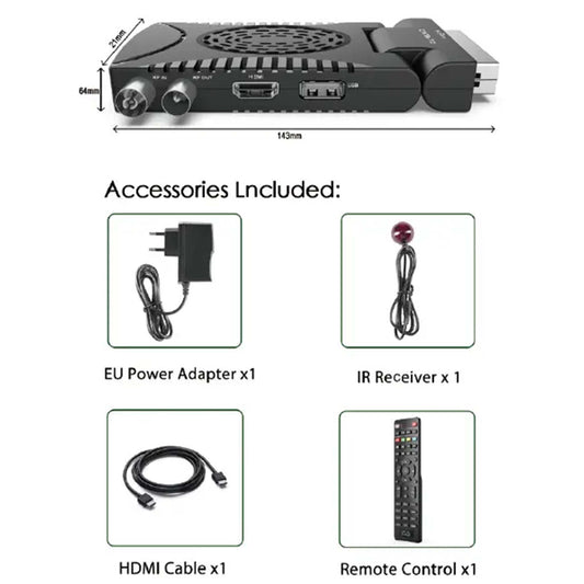 DVBT2 High Definition Digital Terrestrial Receiver