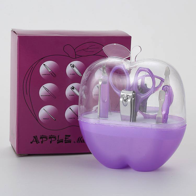 8 Pieces Apple Shape Manicure Kit