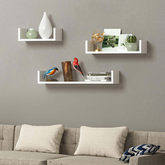 Floating Shelf  Modern Wall Mounted Rack for Home and Office