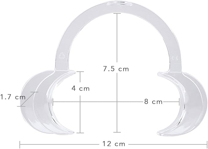 Dental Mouth Opener  C Shape Cheek Retractor for Dental Exams and Whitening