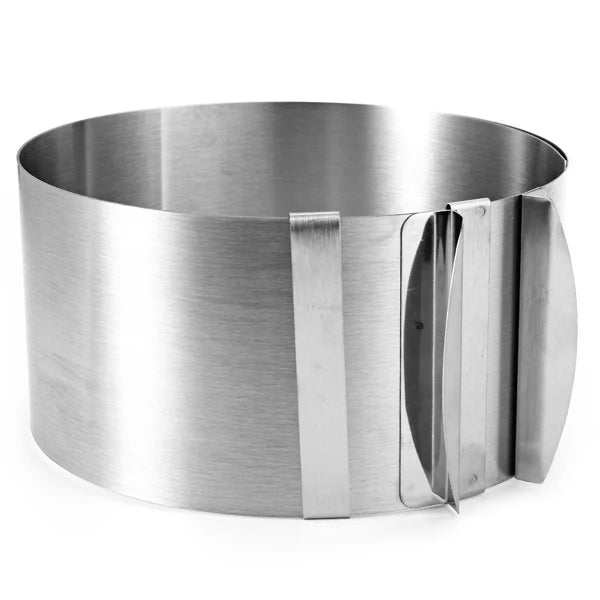 Cake Ring  Adjustable Stainless Steel Baking Mold for Cakes and Desserts