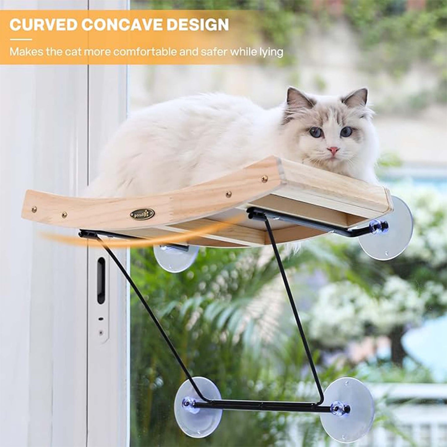 Cat Window Perch  Hammock  Strong Suction Cup