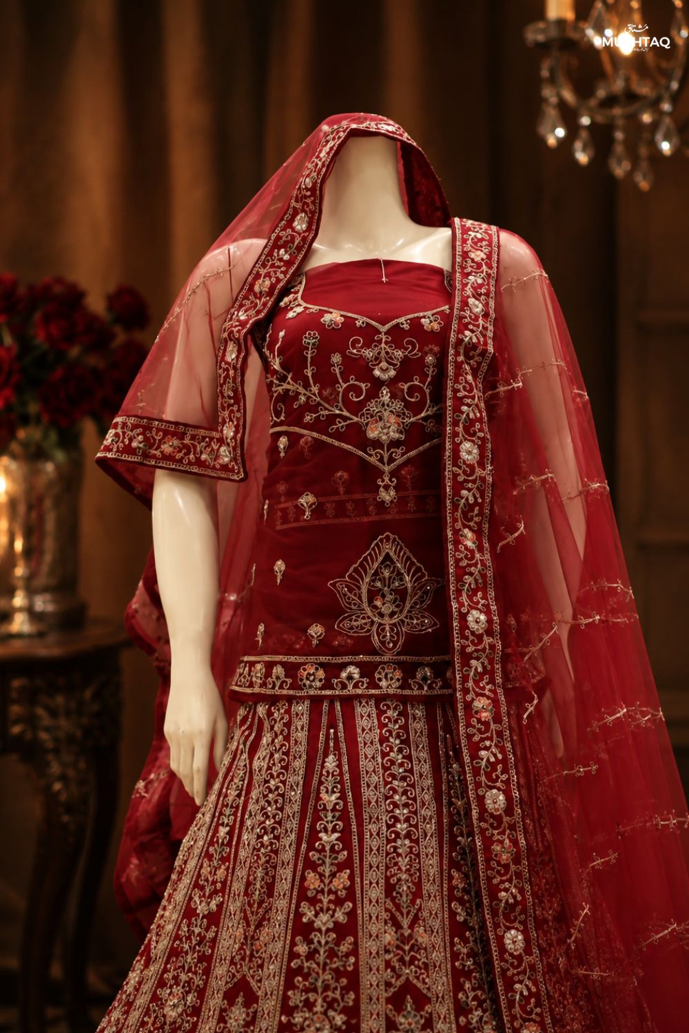 Shehnai Bridal Wear by MCS Unstitched Handmade Net Bridal Wear Collection