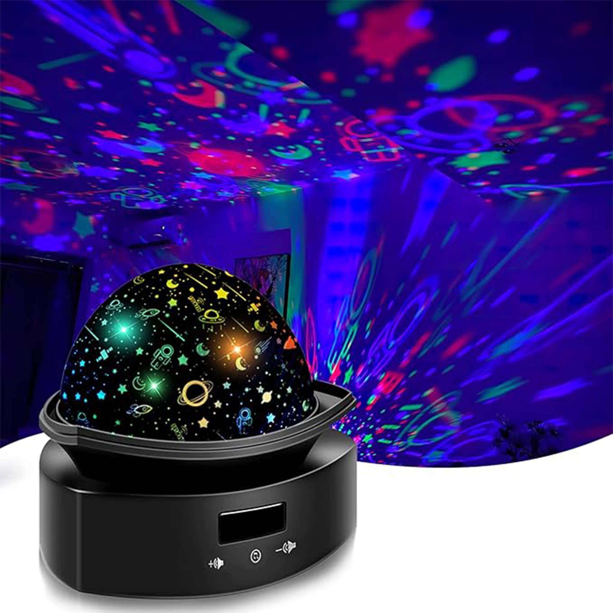 Energy Tower Projection Lamp  3D LED Night Light with Soothing Visuals