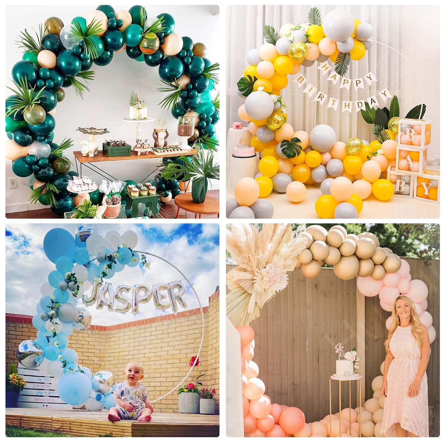 Round Column Balloon Arch