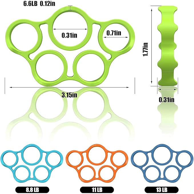 Finger Stretcher Resistance Band  Hand and Forearm Exerciser