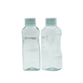 Pack of 2 Cuddles Drink Water Bottles – 1250ml Easy Grip Bottle – Assorted Colors