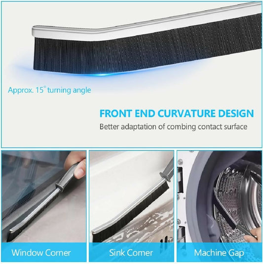Hard Bristle Crevice Cleaning Brush Cleaning Tools for Household Use Multifunctional Gap Cleaning Supplies for Kitchen Bathroom Toilet Window Vehicle Faucets Grout Home Plastic