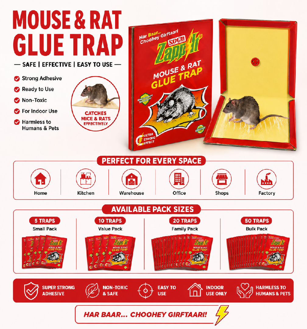 Easy Mouse and Rat Glue Trap