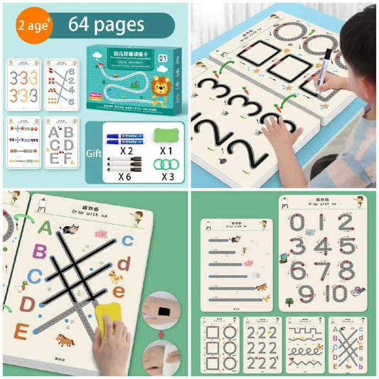 Actuivity Book 64 PCS With 2 Pens and Eraser