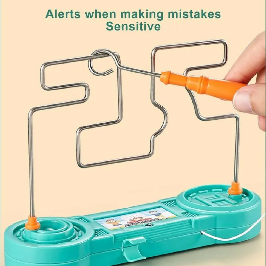 Concentration Toy (Random Color) Bump-Maze-Montessori-Toy-Electric-Wire-Maze-Roller-Game-Touch-Maze-Puzzle-Toy-Collision-Game-Education-Concentration-Toy-Random-Color