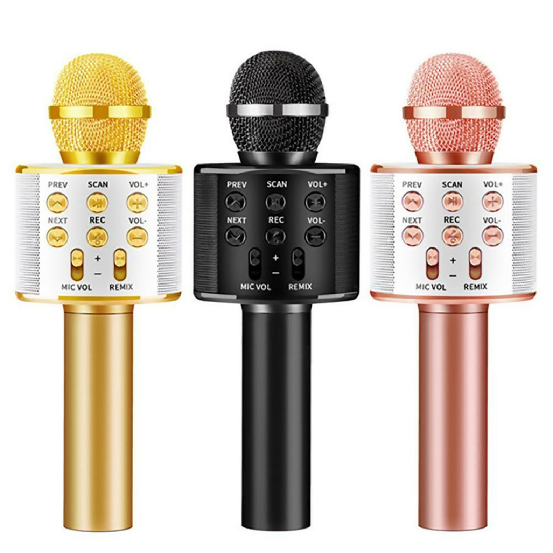 WS 858 Wireless Bluetooth Karaoke Microphone