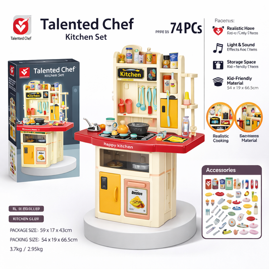 Talented Chef Deluxe Kitchen Set with Accessories