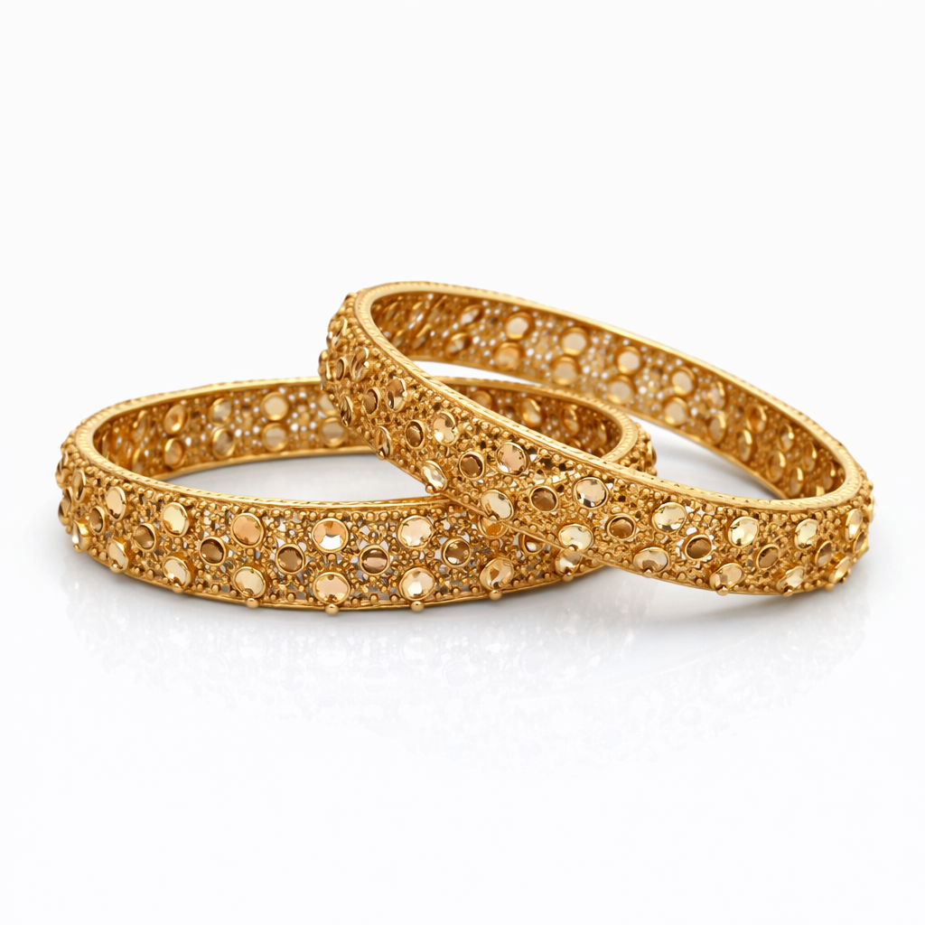 Jarao Gold Plated Bangles