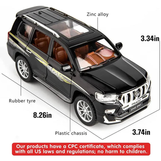 Off Road Black Prado Full Back