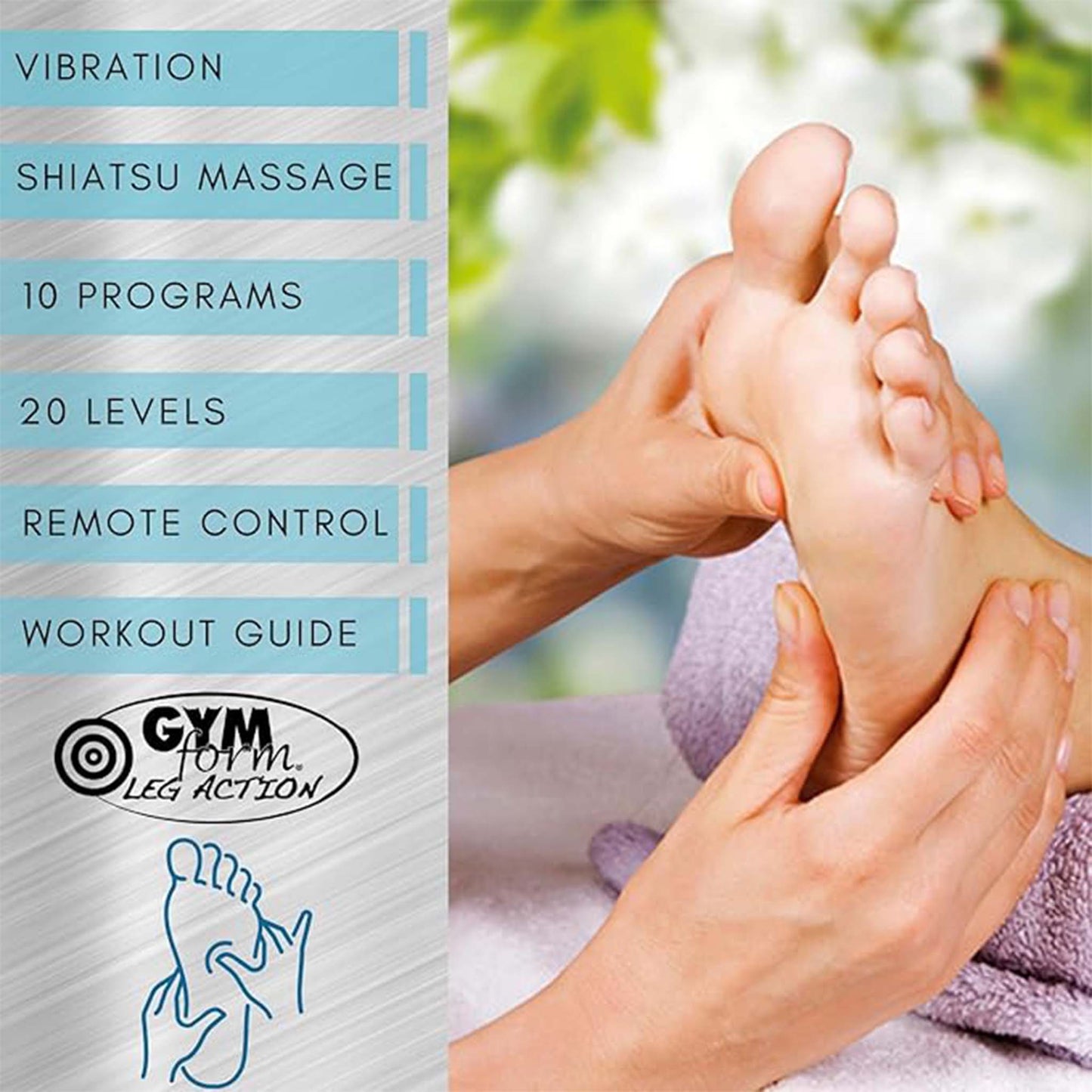 Vibrator + Shiatsu Massager  For Body Relaxation