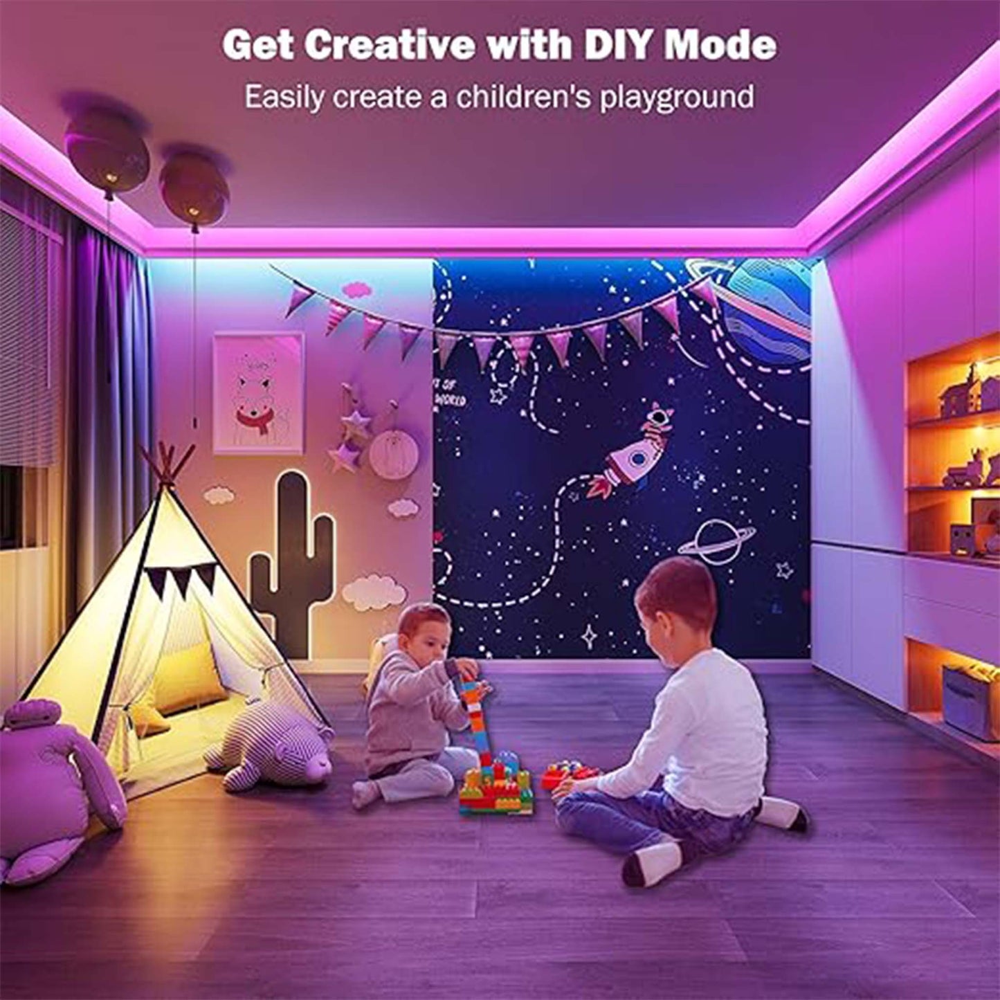 LED Strip Light – Flexible RGB Lighting Tape for Home, Parties & Decoration
