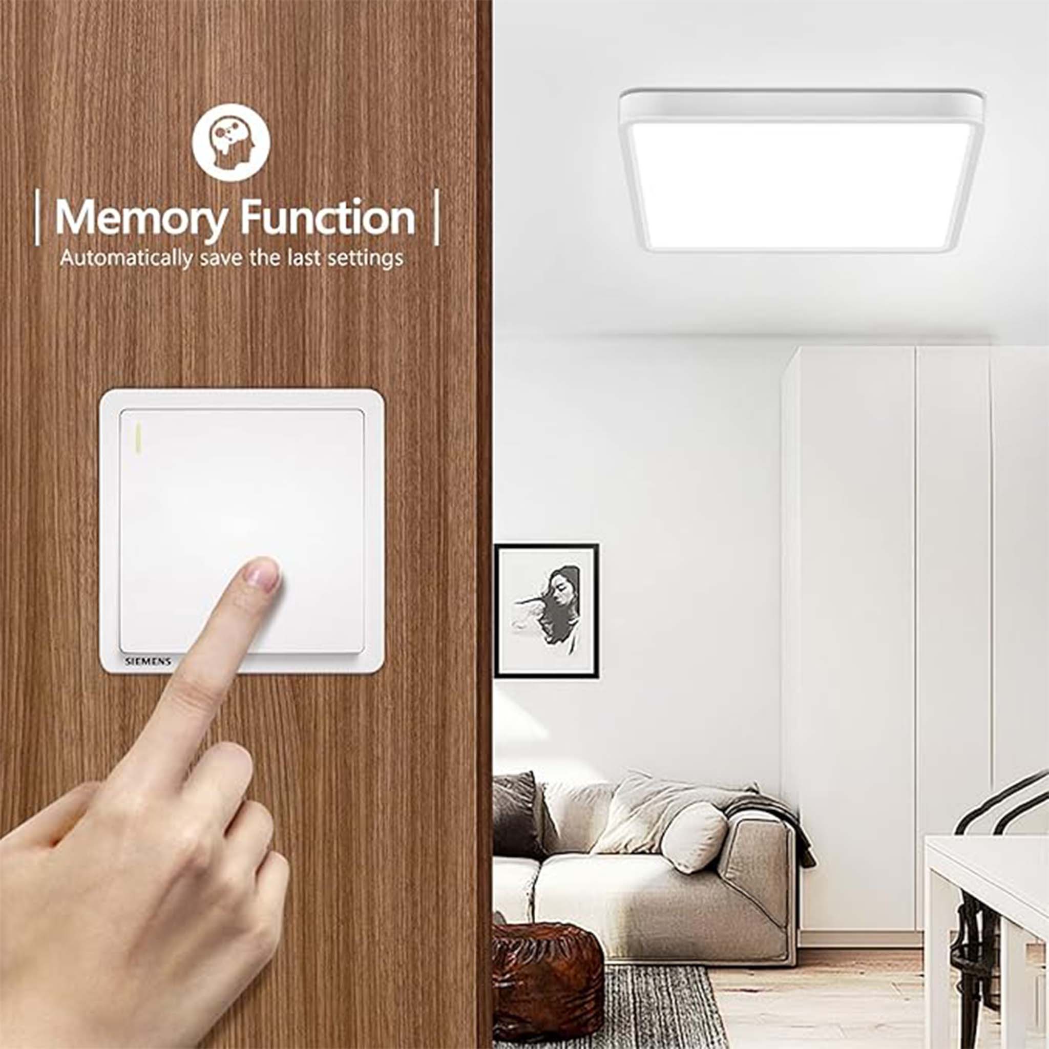 Ultra Slim LED Ceiling Light Modern Energy Saving Lamp for Home and Office