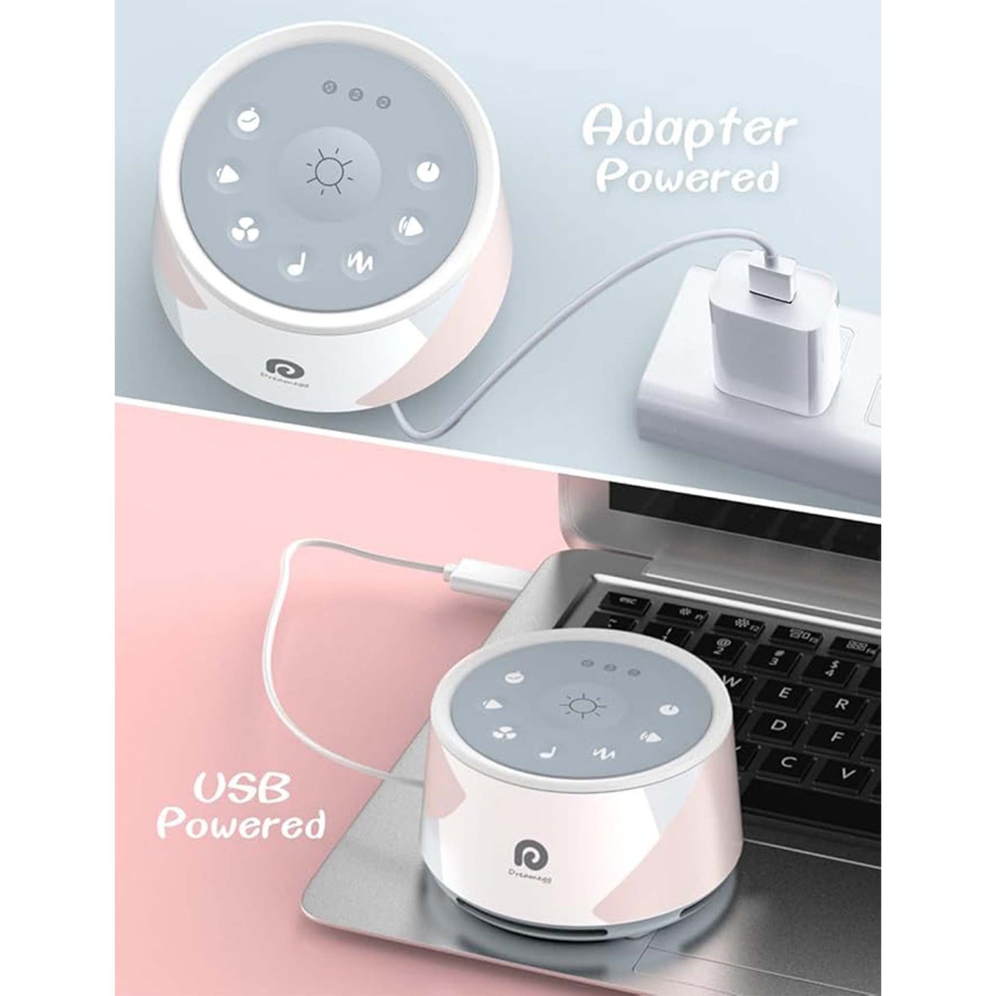 White Noise Machine  Sleep Sound Therapy Device with Relaxing Nature Sounds