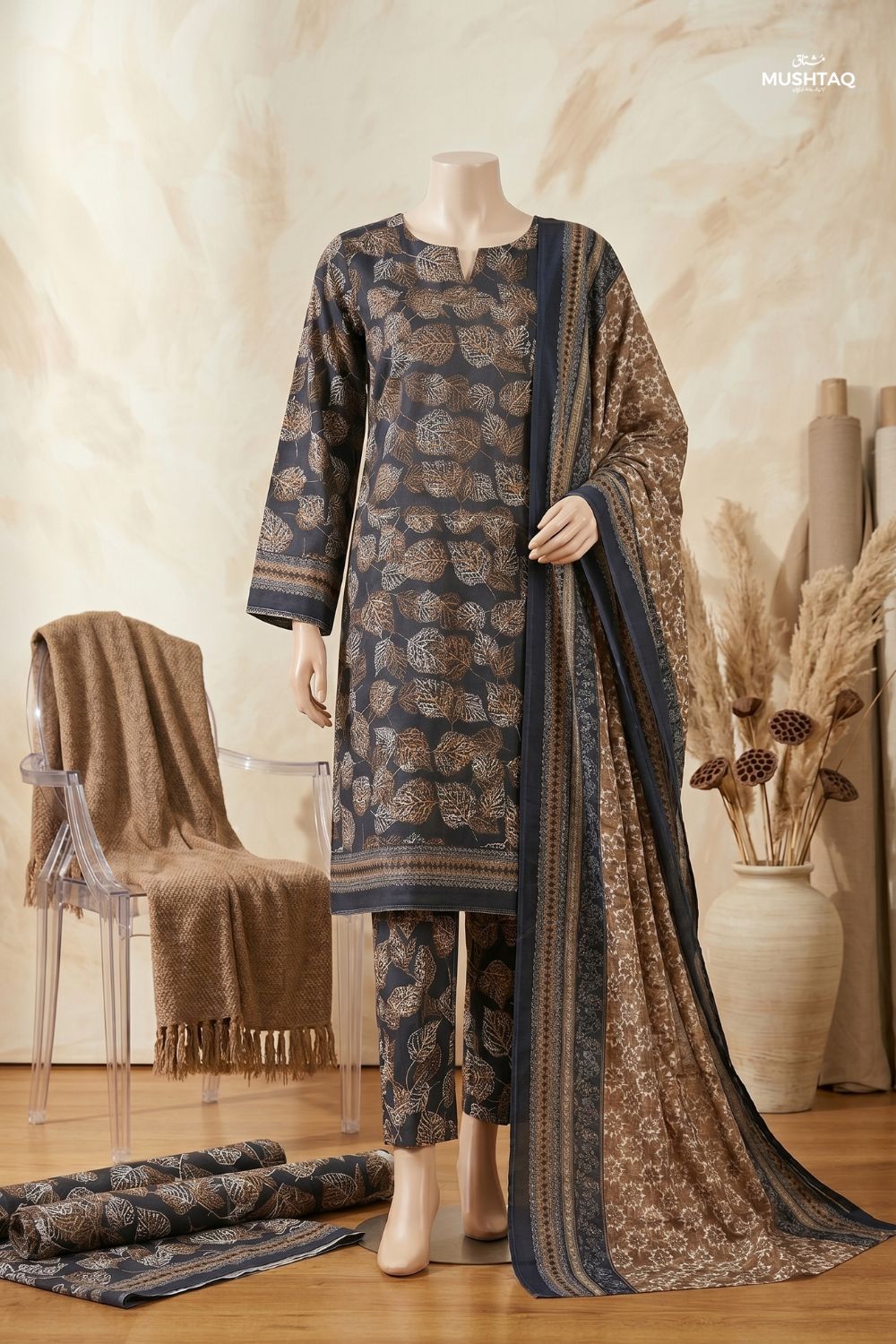 3Pcs Printed Lawn Desgin - 279