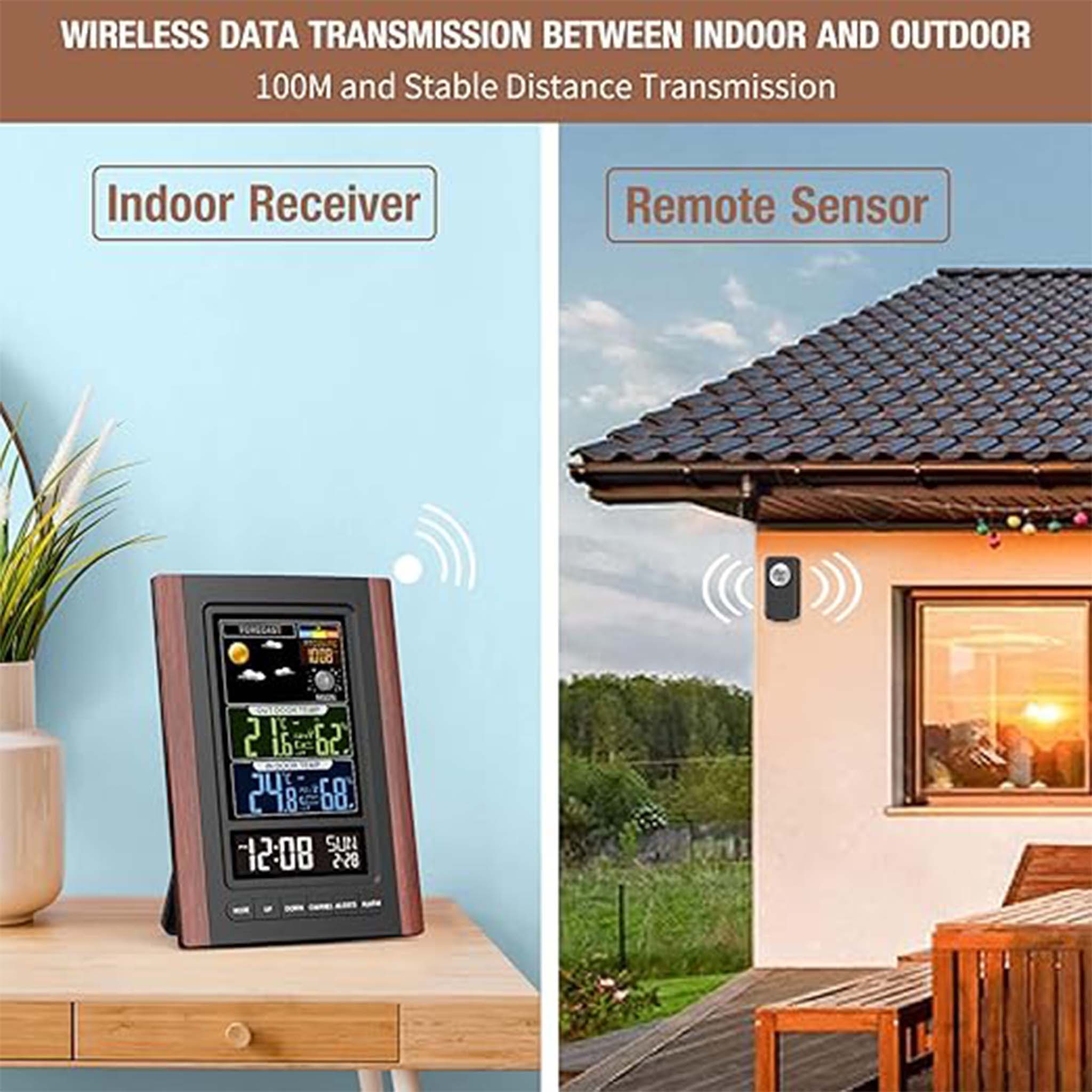 Weather Station  Digital Wireless Indoor and Outdoor Climate Monitor