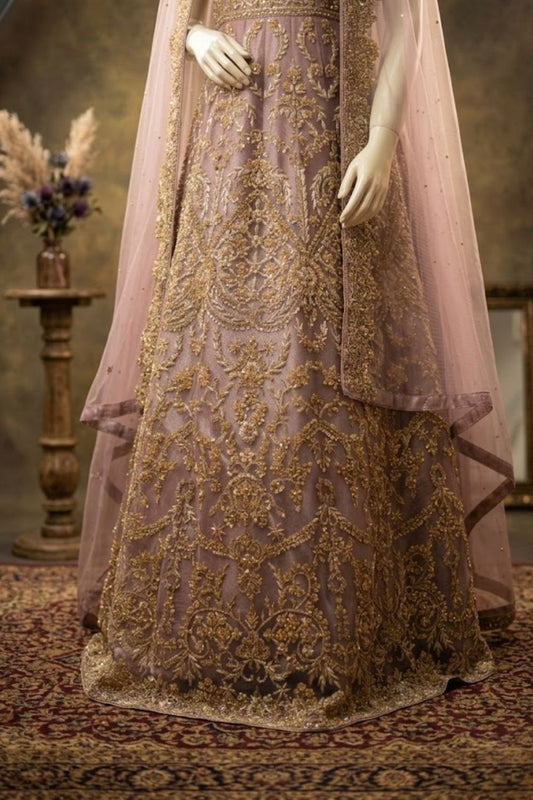 Zareen Bridal Wear by MCS Unstitched Handmade Net Bridal Maxi Collection
