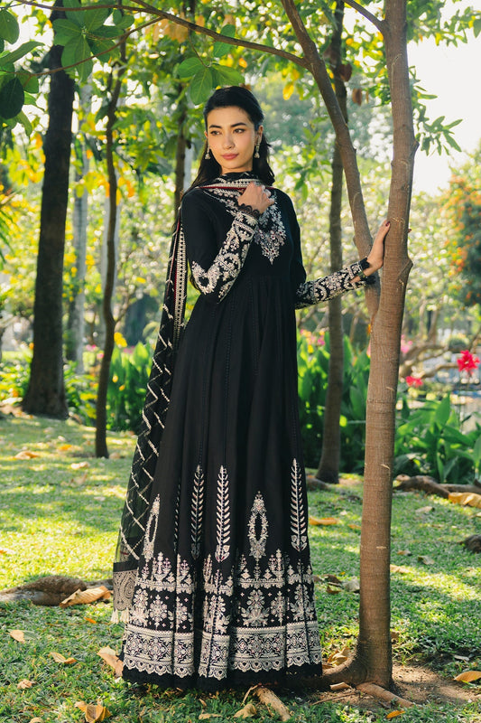 Afrozeh 3 Pc Unstitched Embroidered Lawn Suit  Parizaad