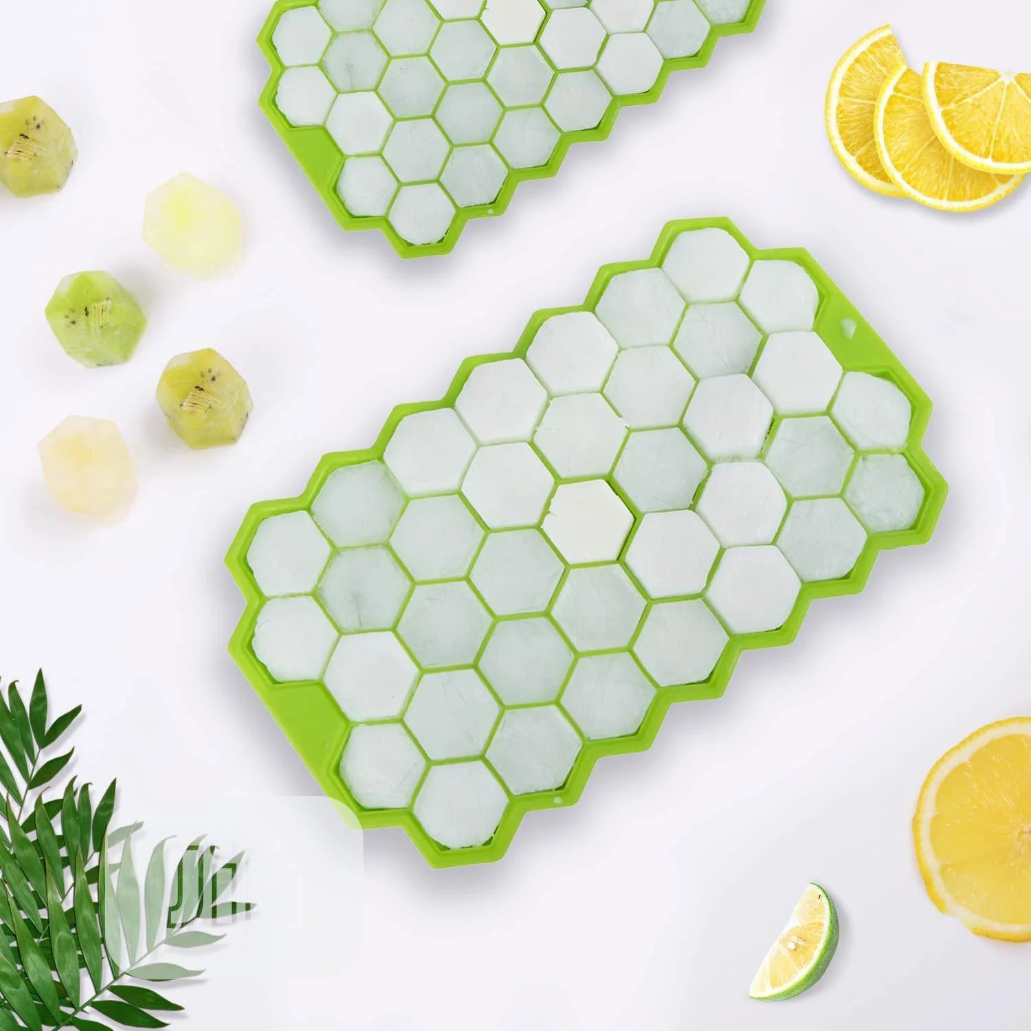 Silicone Ice Cube Mold  Reusable Freezer Tray