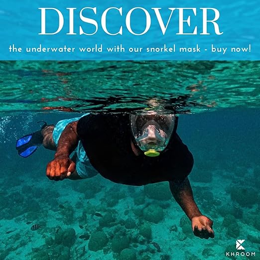 Khroom Full Face Snorkel Mask