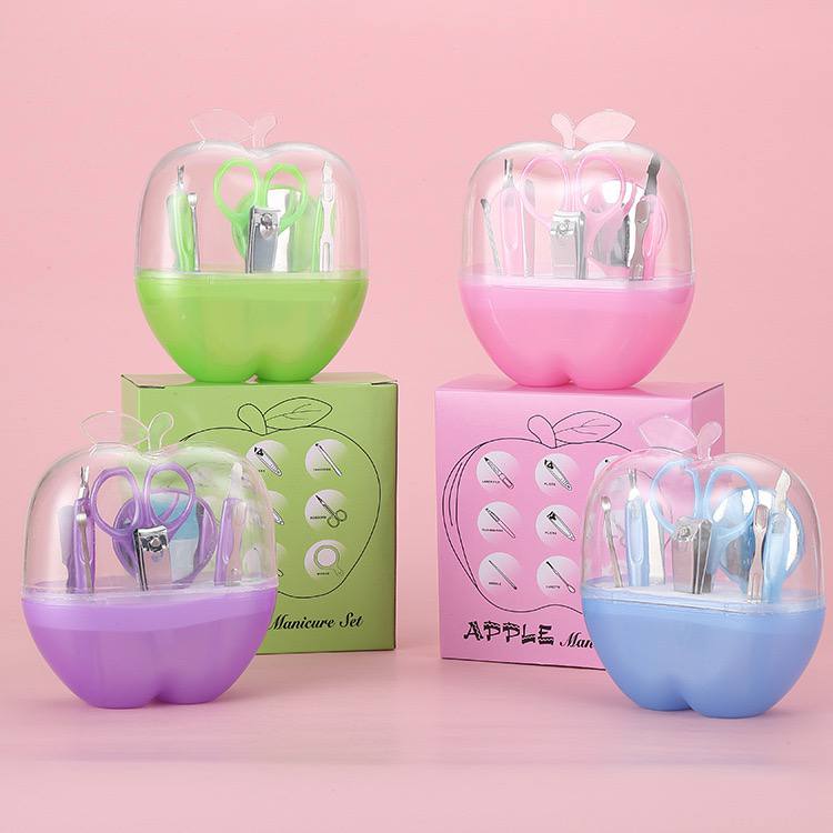 8 Pieces Apple Shape Manicure Kit