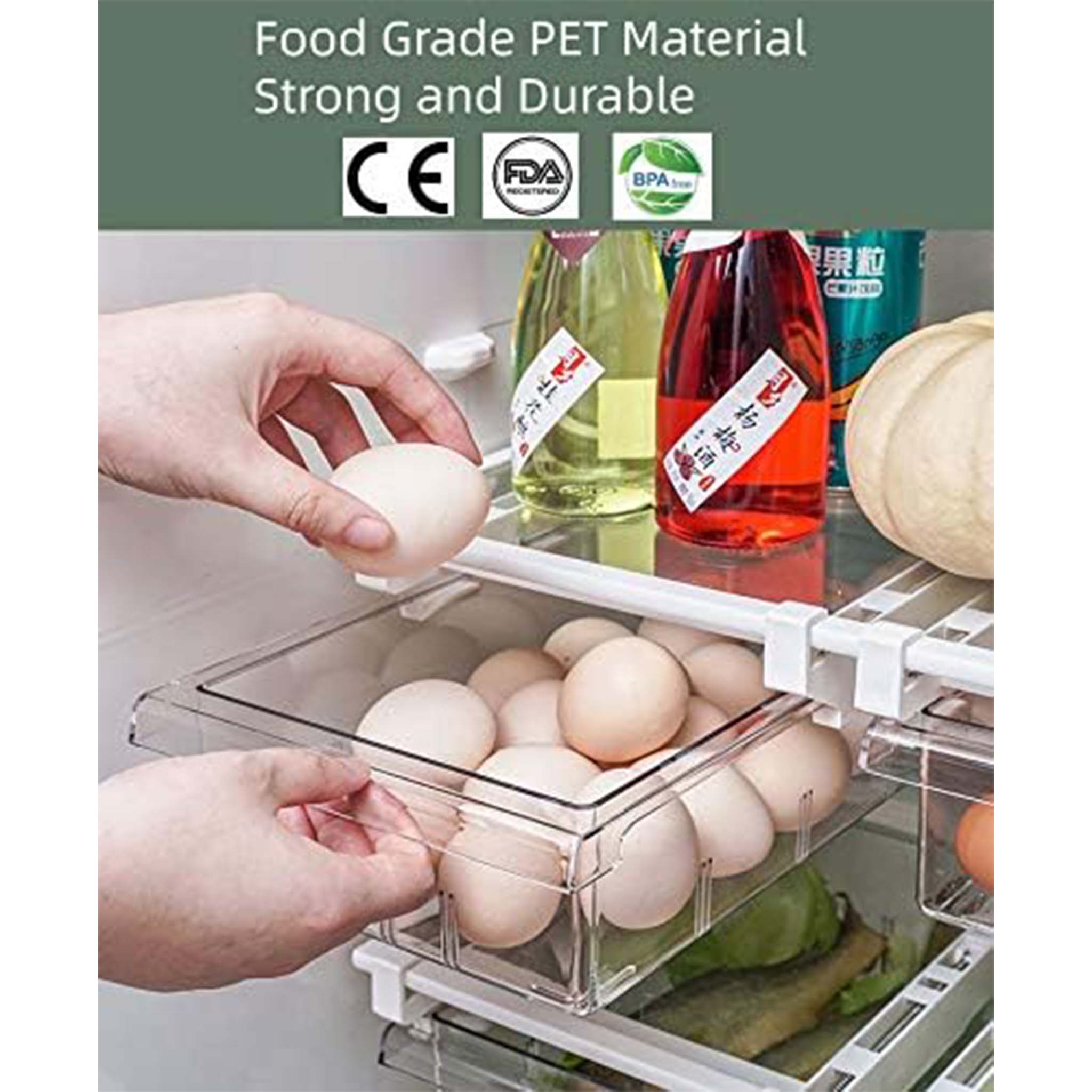 Fridge Drawer Organizer