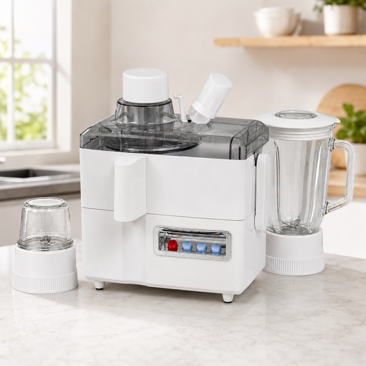 3 in 1 Electric Juicer Blender and Grinder Multi Function Kitchen Appliance