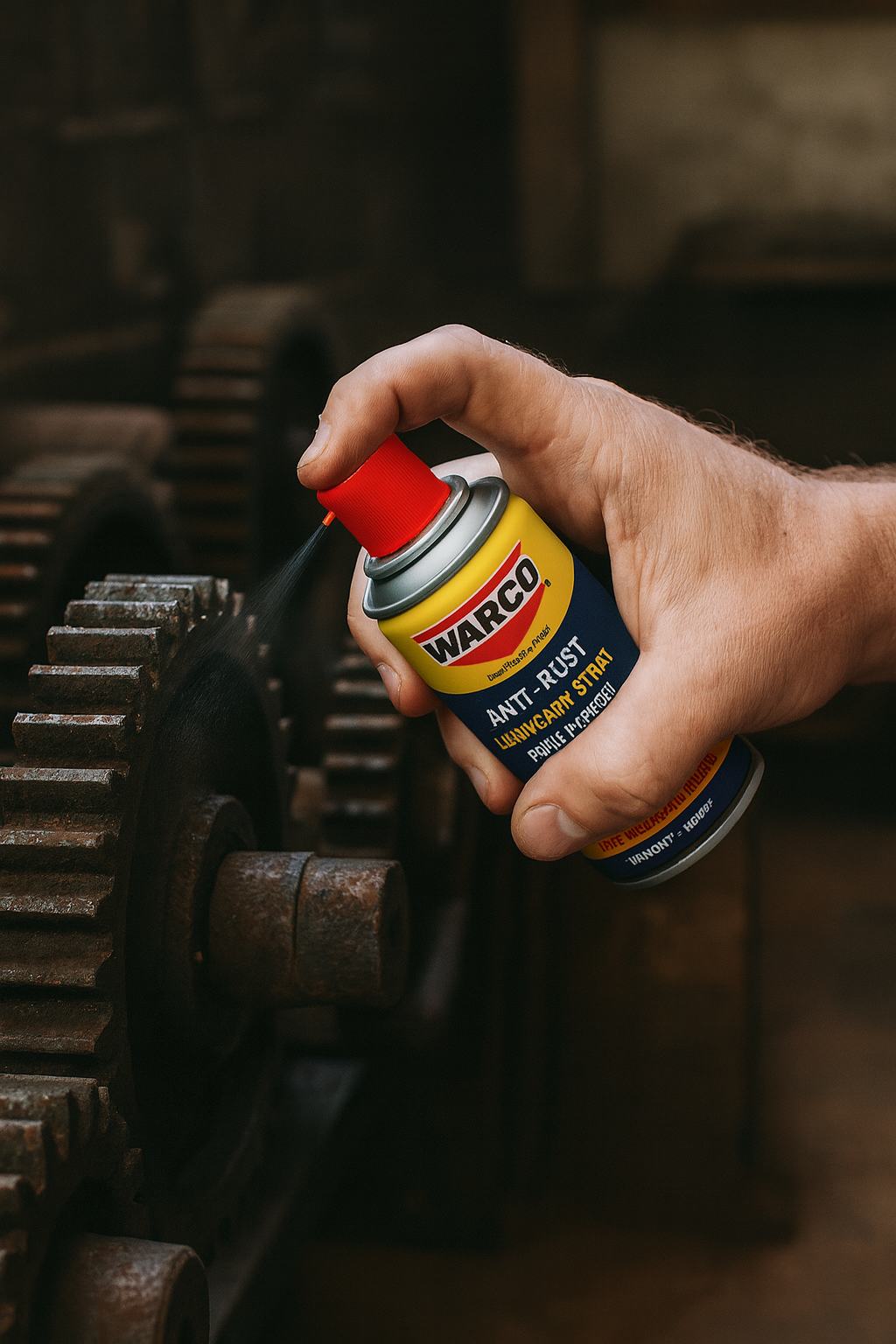 WARCO Anti Rust Lubricant Spray 450ML Penetrating Oil   Heavy Duty Rust Remover