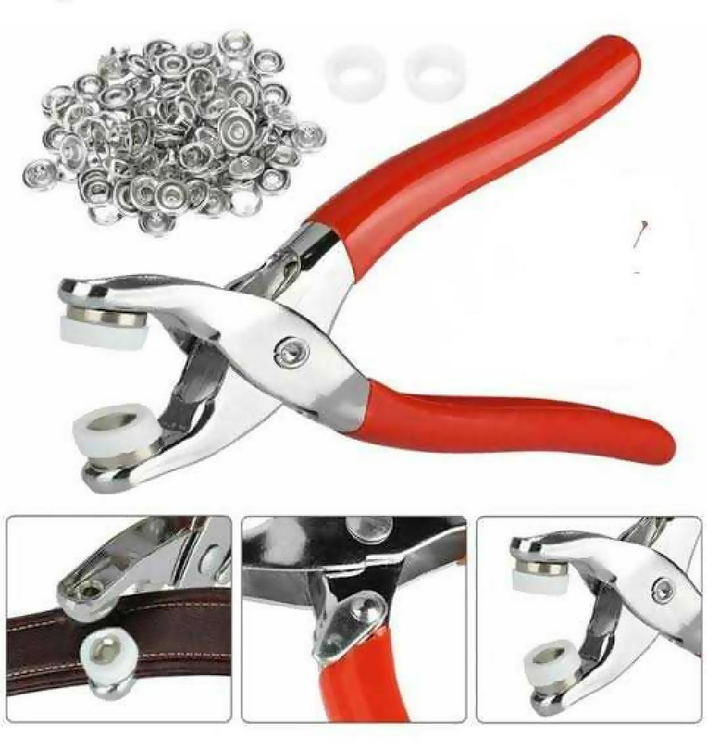 Metal Titch Button Machine with 50 Buttons