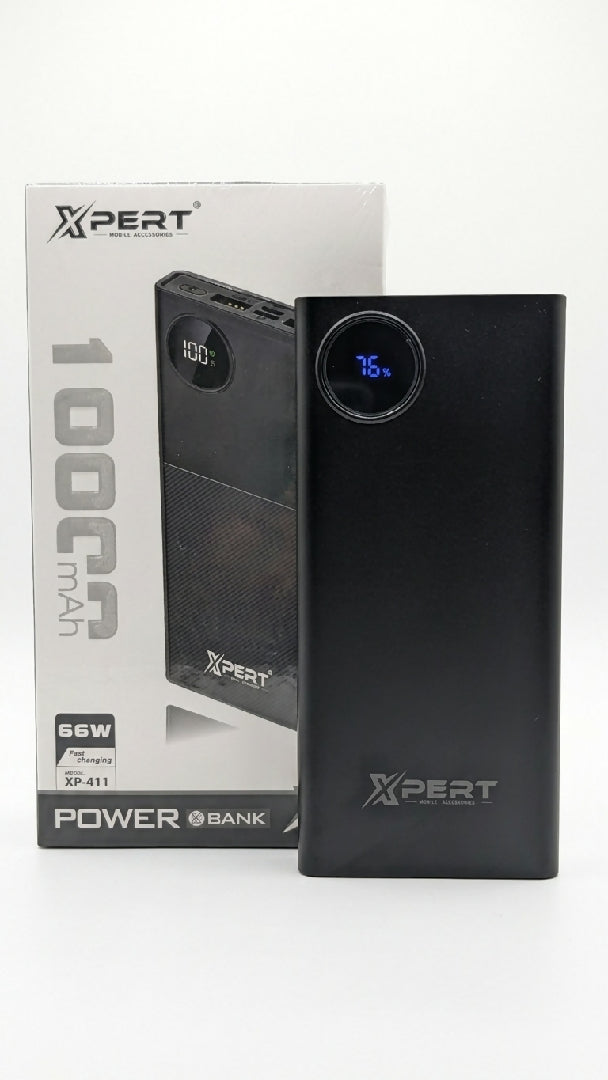 XPERT 10000mAh Fast Charging Power Bank – Digital LED Battery Display
