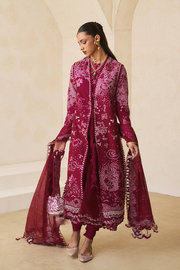 Suffuse 3 Pc Unstitched Embroidered Lawn Suit VESRIA