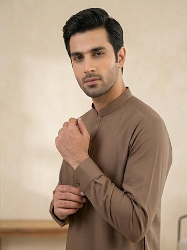 Elegant Brown Shalwar Suit OS-1026