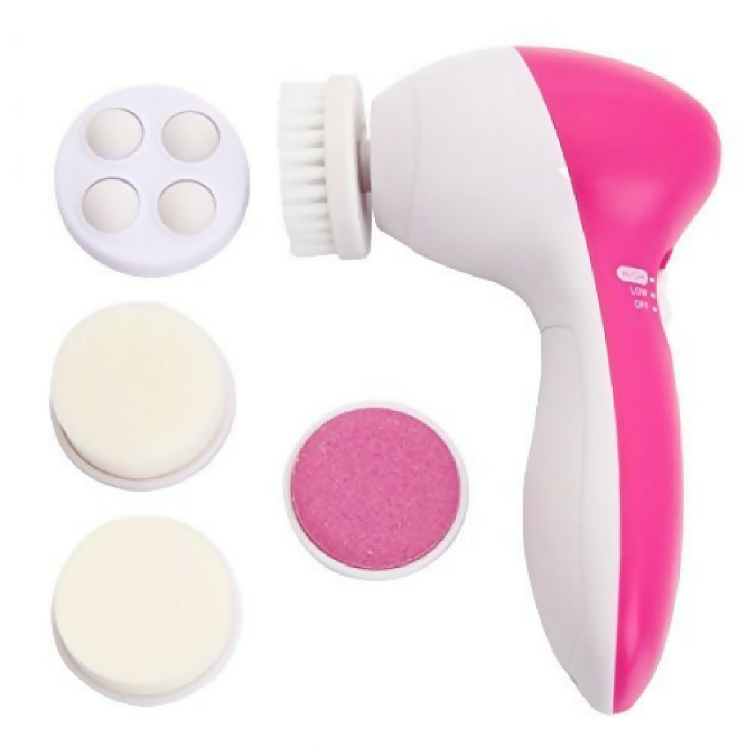 5 in 1 Facial Electric Cleanser and Massager - Electric Machine Beauty - Beauty Care Brush for Removing Blackhead - Beauty Tool Device