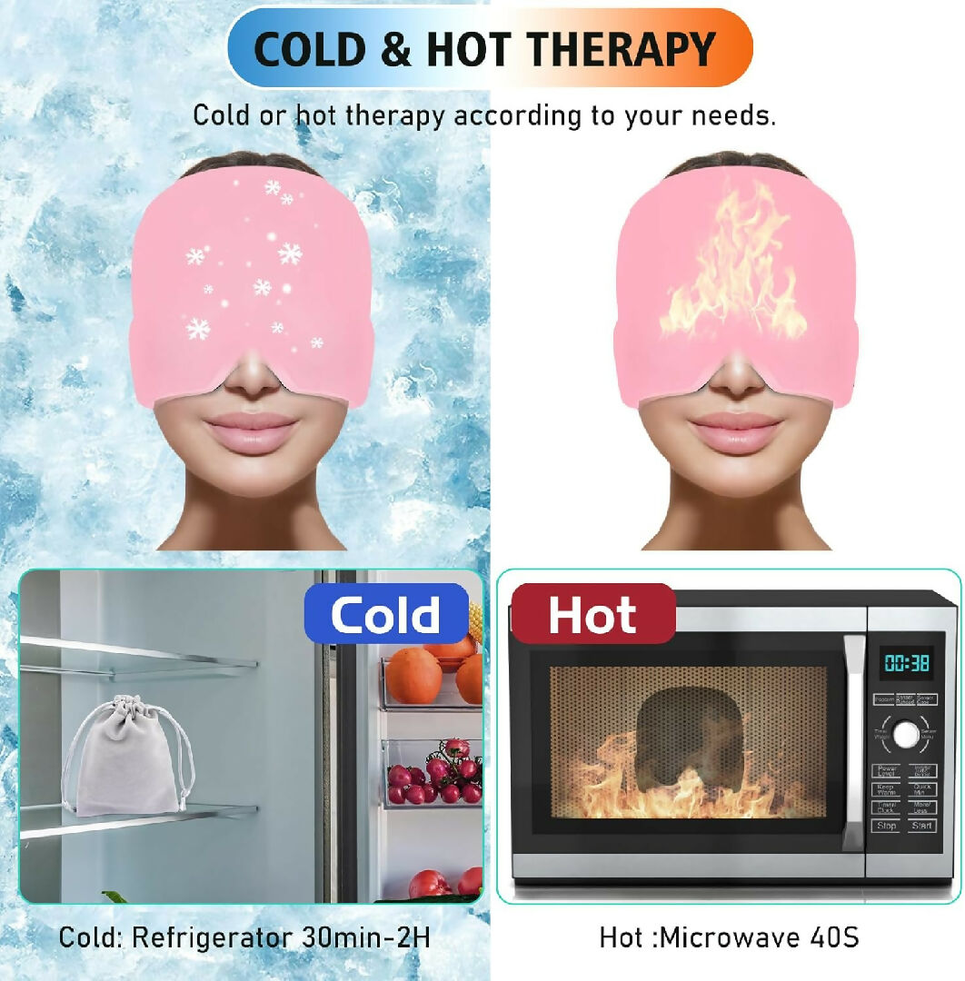 Migraine Headache Relief Cap Hot Cold Therapy