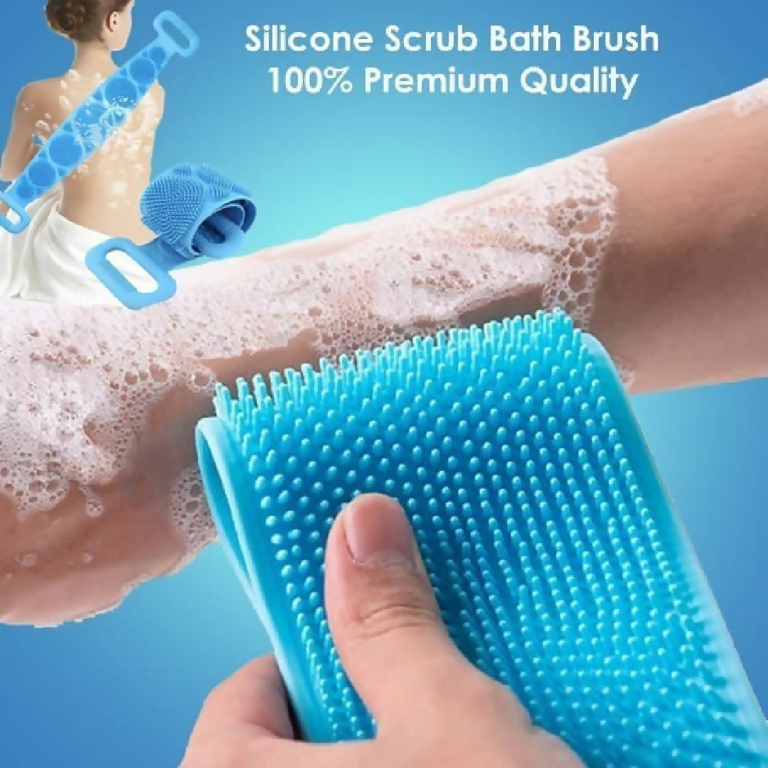 Double Side Bath Towel Scrubber Random Color