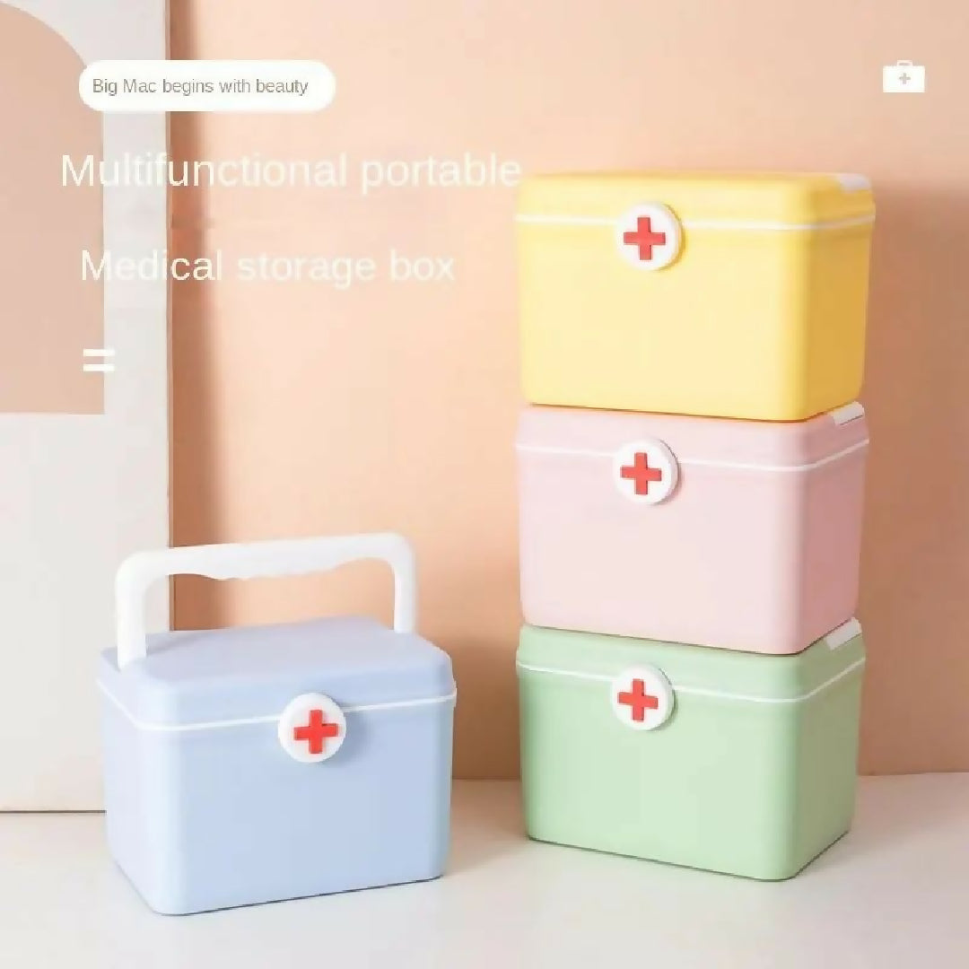 Medicine Box Family Household Large Capacity Multi Layer Drug Medicine Storage Box