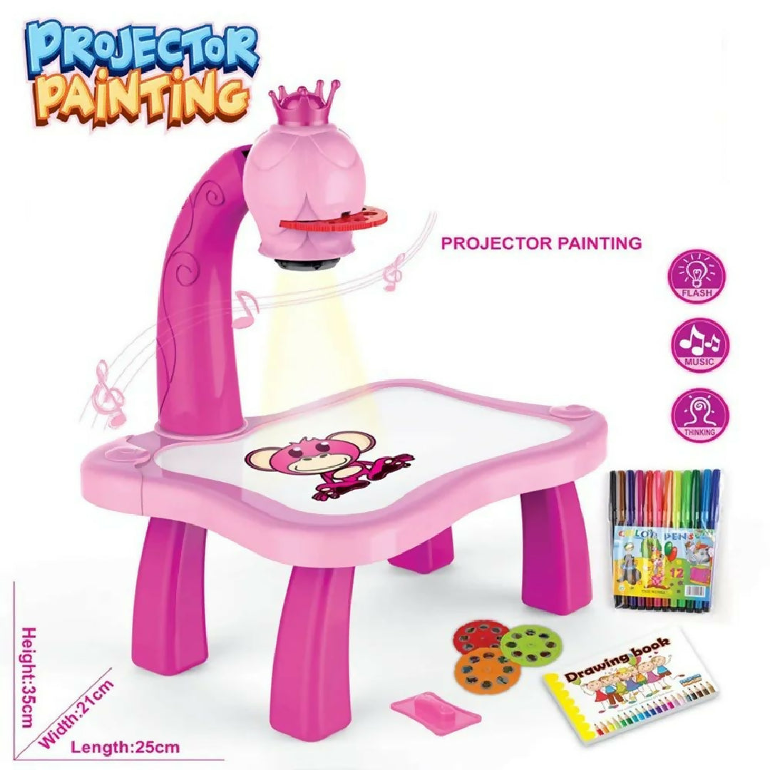 Kids Drawing Projector Trace And Draw Projector Toy Drawing Board Tracing Desk Learn To Draw Sketch Machine Art Tracing Projector