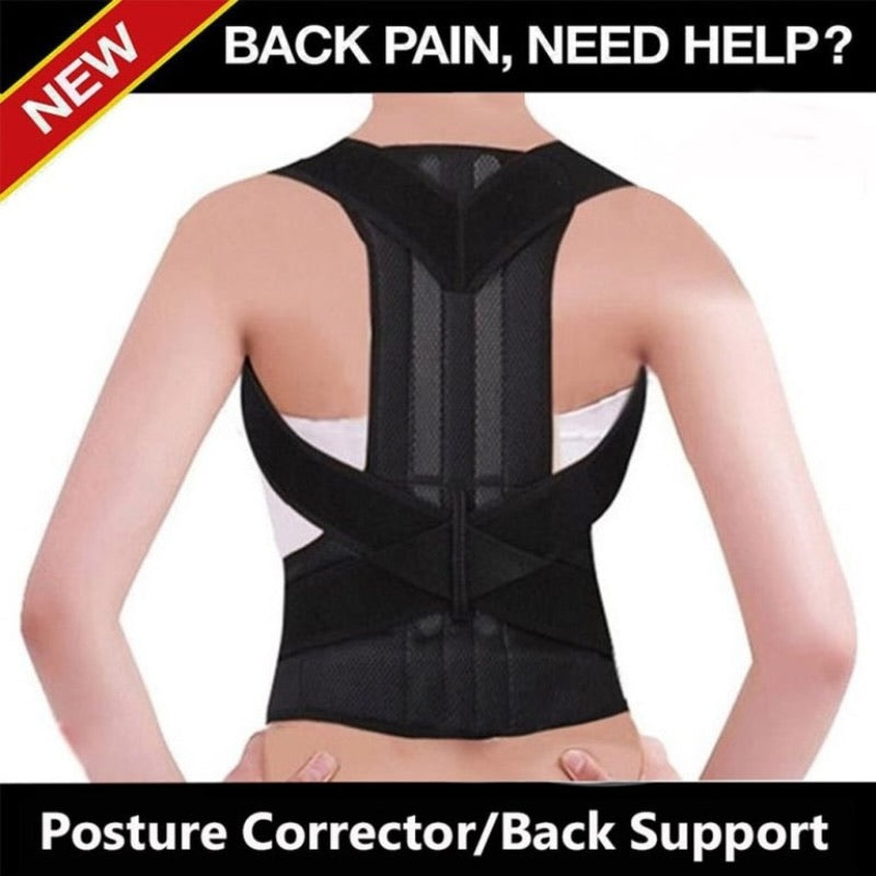 Back Pain Relief Posture Corrector Belt | Adjustable Support for Spine, Shoulder & Lumbar Alignment | XXL