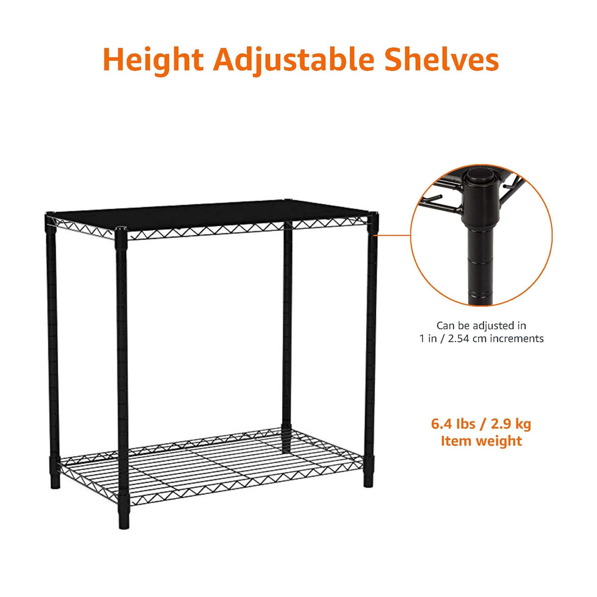 Stackable Space Saving Rack Stackable Shelf Space Saving Storage Organizer Rack for Kitchen Bathro ...