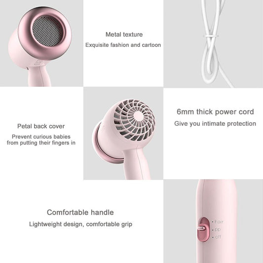 Baby Hair Dryer – Gentle Low-Heat Blow Dryer for Infants & Toddlers