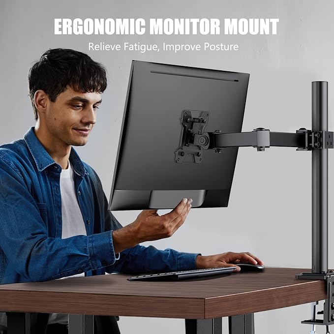 Monitor Table Stand  Adjustable Desktop Riser for Computer Screens and Laptops