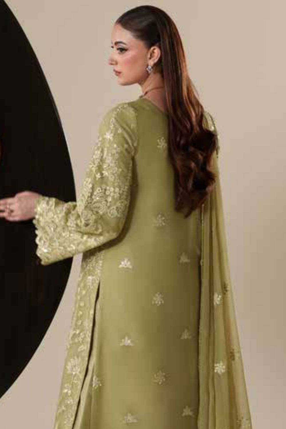Emaan Adeel Nouvelle 3 Piece Unstitched Embroidered Luxury Chiffon Suit NOLA